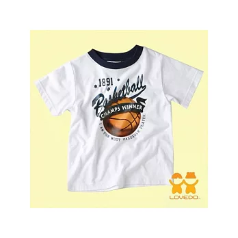 【LOVEDO-艾唯多童裝】運動潮流 籃球火短袖T恤-3號