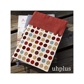 uhplus 原點點書衣系列-紅色小宇宙紅