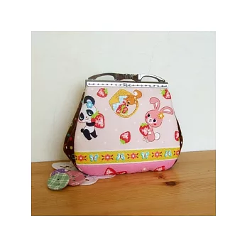 手縫ok!-動物派對口金包(拼布材料包)