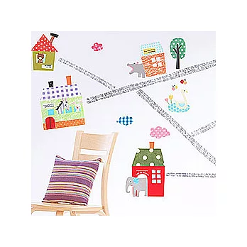 動物小世界壁貼-動物小屋