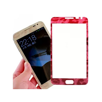 SAMSUNG GALAXY Note N7000 /i9220 漾彩液晶(個性豹紋系列)螢幕保護貼-嫵媚紅