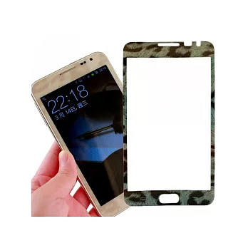 SAMSUNG GALAXY Note N7000 /i9220 漾彩液晶(個性豹紋系列)螢幕保護貼-尊容黑