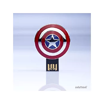 InfoThink【Avengers美國隊長造型隨身碟】8GB珍藏版