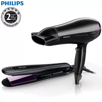PHILIPS 飛利浦沙龍級負離子美髮組 (HP8299)銀河黑