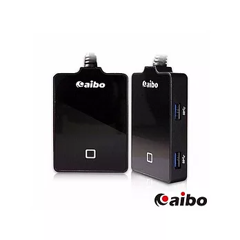 aibo H31 USB3.0 亮面高質感 4PORT HUB 集線器-黑色