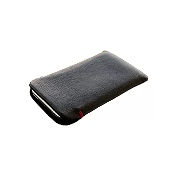 JTL iPhone4/4S 純手工天然小牛皮保護套_黑黑