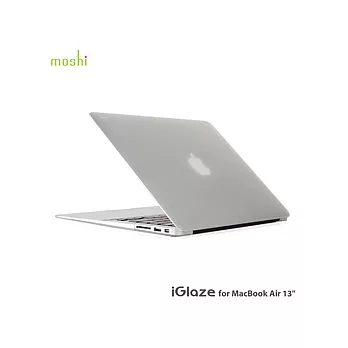 moshi iGlaze for MacBook Air 13 輕薄防刮保護殼 (半透明)半透明