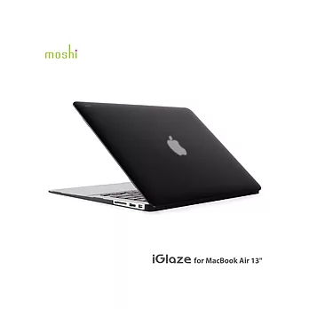 moshi iGlaze for MacBook Air 13 輕薄防刮保護殼 (黑)