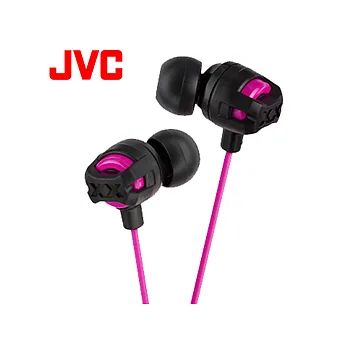 JVC XTREME XPLOSIVE重低音耳道式耳機-粉紅色(HAFX101P)