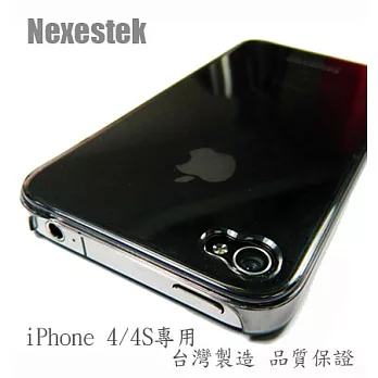 Nexestek 台灣製造日系iPhone 4/4S 手機專用透明殼(質感黑)
