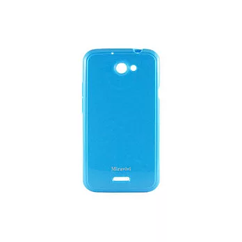 Miravivi HTC One X 專用軟式 粉彩晶鑽保護套-天空藍