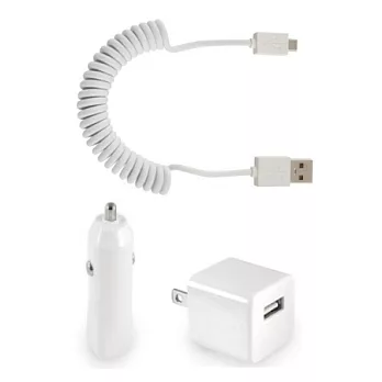 SALOM Mini USB傳輸線 + 手機充電器 (旅充、車充) FOR HTC/ SAMSUNG/ MOTOROLA/ SONY / MP3 / MP4 / 行動電源/Charger