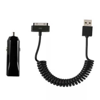 SALOM Apple USB傳輸線 + 手機充電器 (車充) FOR Apple iphone / ipod/Charger