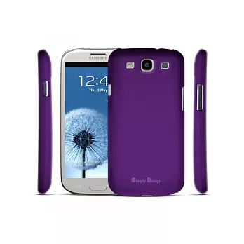 【Simply Design】Samsung Galaxy S3 專用 紫色皮革漆保護殼
