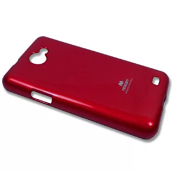 【MERCURY】Samsung Galaxy R i9103 閃粉果凍套紅