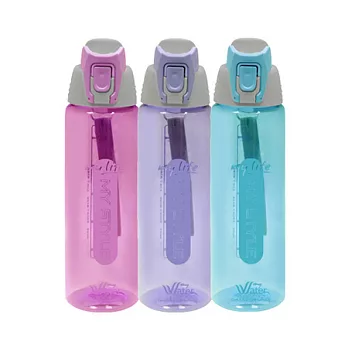 素雅風格水壺/600ml紫色