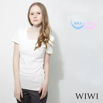 【WIWI】BRATOP可抽換立體罩杯長版圓領上衣(白M/L/XL)L白色
