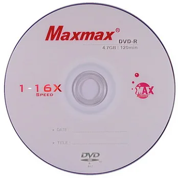 Maxmax 國碩 16X DVD-R 小魚版 (50片)
