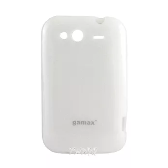 HTC Wildfire S (A510) 野火 S (野火 第二代)閃亮亮軟式 夜光保護殼/背蓋/背殼勁亮白