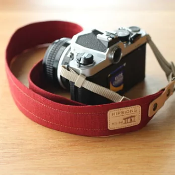 HIPSIONG相機背帶-南風月台紅