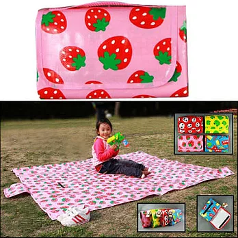 【kids zoo】童趣造型系列野餐墊草莓