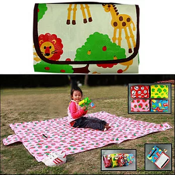 【kids zoo】童趣造型系列野餐墊動物園