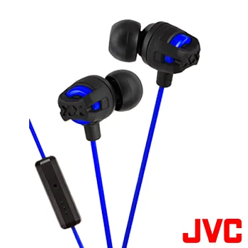 JVC HA-FR201高音質密閉型立體聲耳機-附Mic(共六色可選)藍色