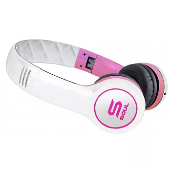 SOUL by Ludacris 動感型便利式SL100 手機麥克風 耳罩式耳機(粉白色)