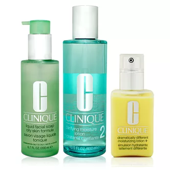 CLINIQUE倩碧 三步驟保濕組(可超商取貨)