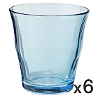 [MUJI 無印良品]玻璃杯/藍色/200ml/6入