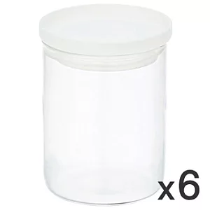 [MUJI 無印良品]耐熱玻璃圓形保存容器/2/6入