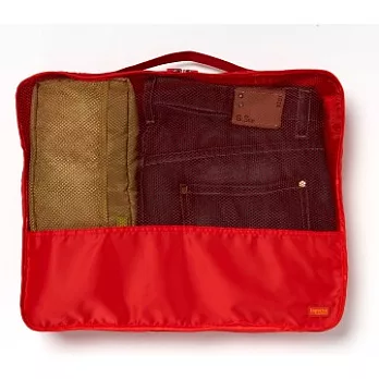 Lapoche旅行衣物整理包(中)紅色