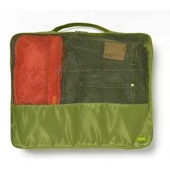 Lapoche旅行衣物整理包(大)綠色