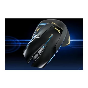 【E-BLUE】六鍵式光學電競鼠魅影狂蛇-升級版-黑蛇黑