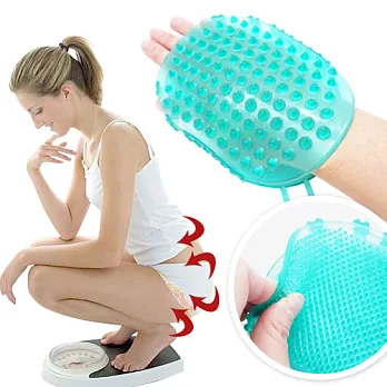 SPA纖體按摩拍拍脂 肪推脂雙面手套體刷-拍脂手套