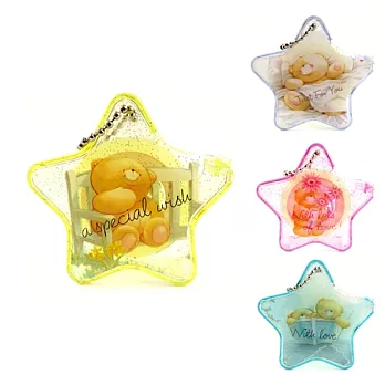 Forever Friends 星型膠台淺黃色