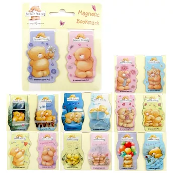 Forever Friends 磁鐵書籤淺紫色