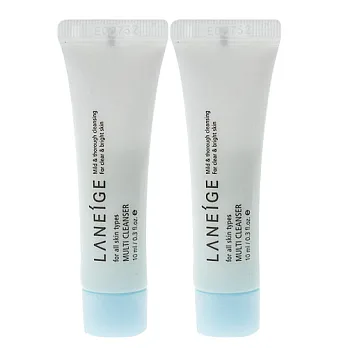 LANEIGE 蘭芝 4合1清新潔面乳(10ml)*2入-可超商取貨
