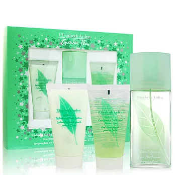 Arden雅頓 綠茶香水3件組禮盒(香水50ml+體乳50ml+沐浴50ml)