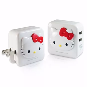 Hello Kitty iChargerII AC 轉 USB 充電器 (KT-CR02)白色