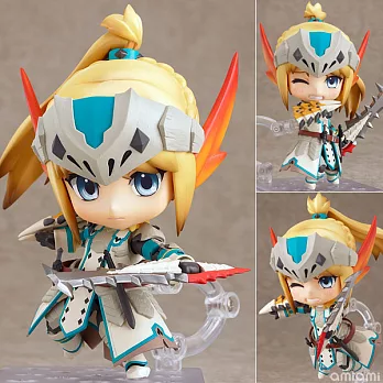 黏土人《魔物獵人3》冰牙龍女劍士---Good Smile Company出品(日版原裝)