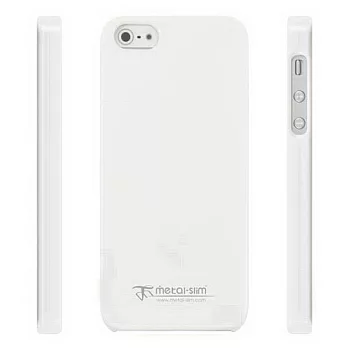 【Metal-Slim】彩色系列 Apple iPhone 5 保護殼,-贈日本綠膜保護貼白