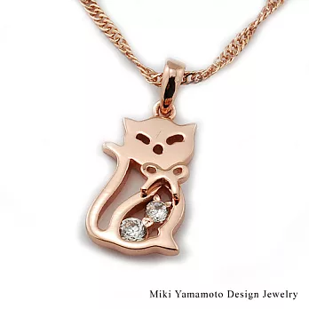 【山本美樹】優雅波斯 奧地利水晶項鍊(玫瑰金)