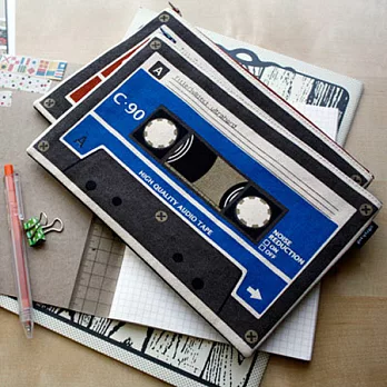 ultrahard Lab Series 收納袋系列- 卡帶人生(復古藍)