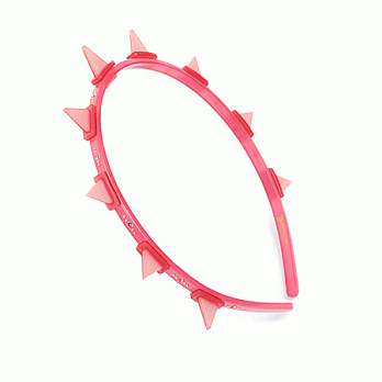 【Emmaroi 髮飾】明星最愛 小惡魔髮箍(粉紅色)