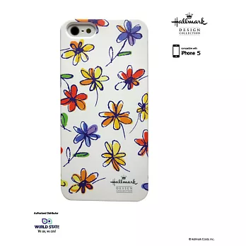 美國Hallmark iPhone5賀卡保護背殼 (漂浮花朵)
