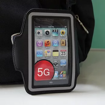 iPhone 5 穿戴式運動臂帶腕帶保護套黑色