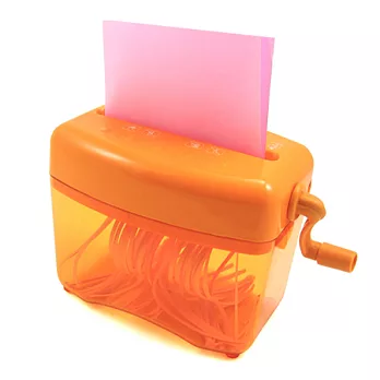 【ABEL】直條型手動式碎紙機(糖果橘)