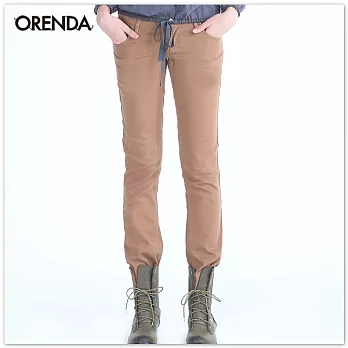 ORENDA 修飾腿型喇叭褲M咖啡