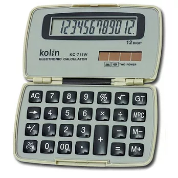 歌林12位數計算機(KC-711W)